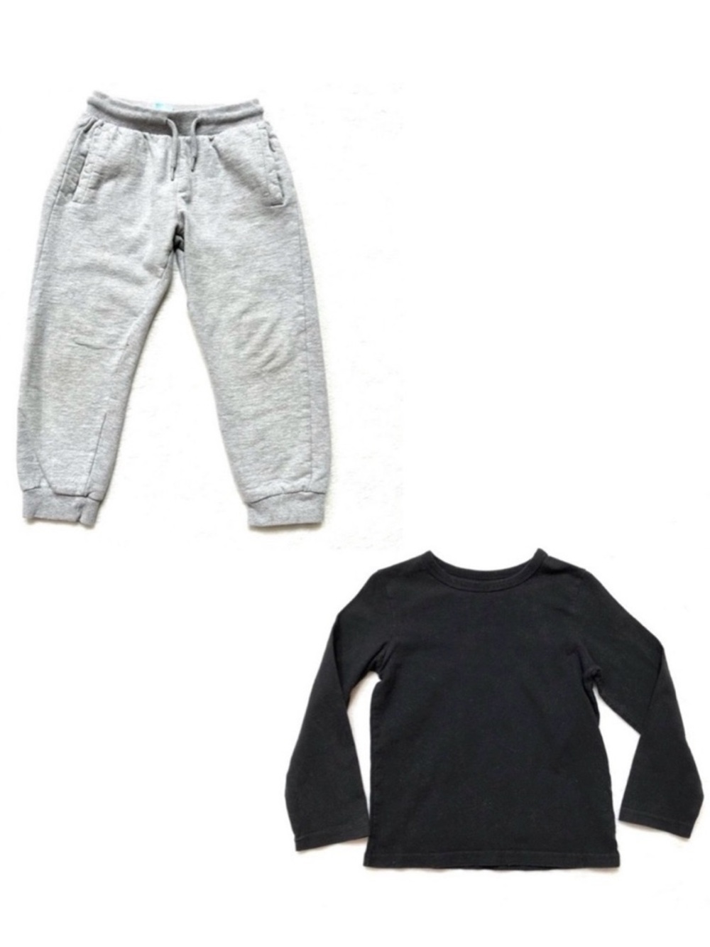 ⭐️ 5 for $25 The Children’s Place Black Top & Grey Pants Set Kids Outfit